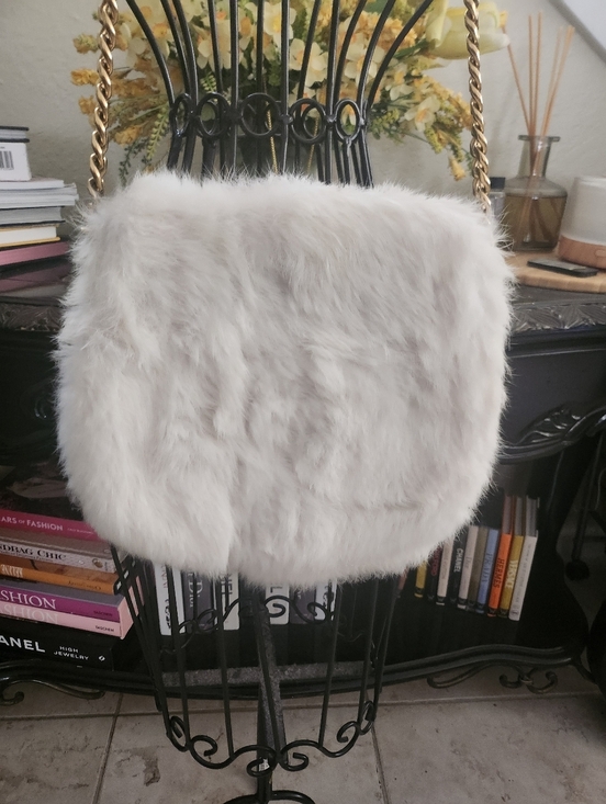 Juicy Couture Handbags - Juicy Couture vintage REAL Rabbit Fur crossbody bag